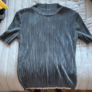 Small Zara turtle neck silky t-shirt.